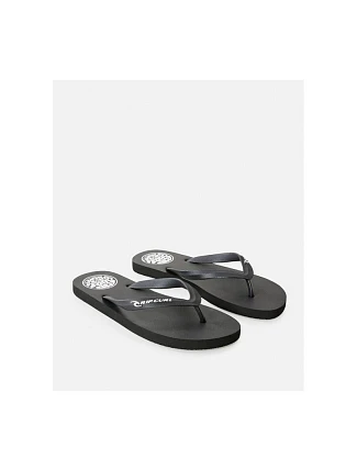 Plážové šľapky RIP CURL Icons Of Surf Bloom Open Toe, čierne