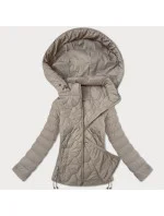 Dámska prešívaná krátka bunda J Style Beige (16M9239-62) Dámska prešívaná krátka bunda J Style Beige (16M9239-62)