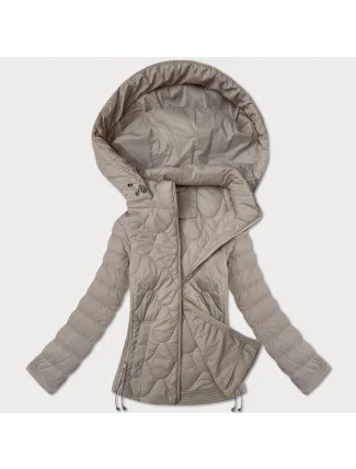 Dámska prešívaná krátka bunda J Style Beige (16M9239-62) Dámska prešívaná krátka bunda J Style Beige (16M9239-62)