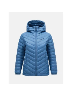Peak Performance W Frost Down Hood Jacket blue