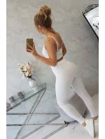 Súprava s blúzkou horná pruhovaná biela