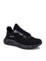 Lekkie Męskie Buty Sportowe Big Star KK174018 Czarne