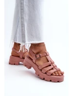 Pachnące Sandały Damskie ZAXY NN285038 Brudny Róż