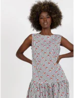 Šaty LK SK 506986 1.89 biela a čierna