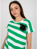 Blúzka RV BZ 8741.93 biela a zelená