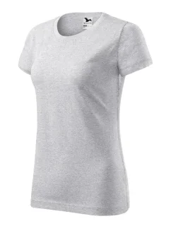 Základné tričko dámske svetlo šedé