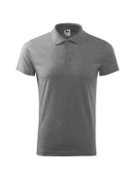 Single J. pánske polo tričko tmavosivé