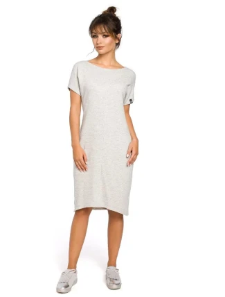 Denné šaty B050 ecru - BeWear