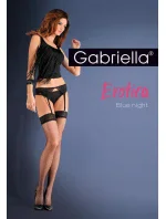 Komplet pančúch a pásu EROTICA BLUE NIGHT - GABRIELLA