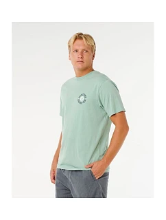 Pánske tričko RIP CURL Pacific Rinse Circle Tee, zelené