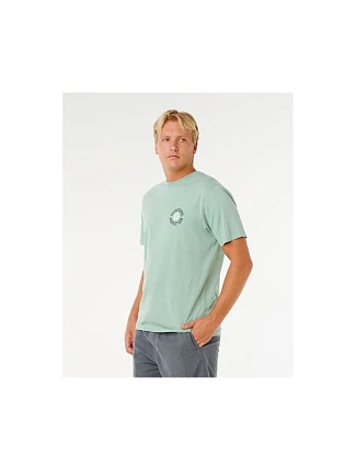 Pánske tričko RIP CURL Pacific Rinse Circle Tee, zelené Pánske tričko RIP CURL Pacific Rinse Circle Tee, zelené