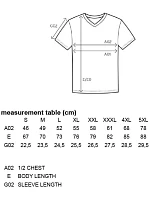 Promodoro 3082 Pánske tričko „Slim Fit“ s výstrihom do V 40.3082 biele