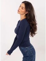 Blúzka WT BZ A1088.12 tmavomodrá