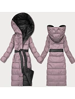 Obojstranná zimná bunda Minority s pruhmi Graphite Pink (M2-6519-27+52) Obojstranná zimná bunda Minority s pruhmi Graphite Pink (M2-6519-27+52)