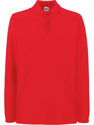 Fruit of the Loom Premium Polo LSL Piqué – polokošeľa s dlhým rukávom 16.3310 červená Fruit of the Loom Premium Polo LSL Piqué – polokošeľa s dlhým rukávom 16.3310 červená