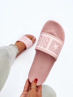 Damskie Klapki Big Star NN274A647 Różowe