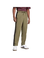Pánske nohavice adidas Essentials 3-Stripes Stanford Open Hem Pants olive JE6401