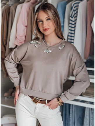 Dámska blúzka s dlhým rukávom Buttercotch CRYSTALIA mocha FashionStreet RY2770 Dámska blúzka s dlhým rukávom Buttercotch CRYSTALIA mocha FashionStreet RY2770