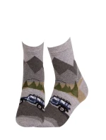 Chlapčenské vzorované ponožky Wola U24.P01;W24.P01 21-26 Chlapčenské vzorované ponožky Wola U24.P01;W24.P01 21-26