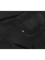 DÁMSKA OBOJSTRANNÁ ZIMNÁ BUNDA BLACK-CARAMEL (2M-21508)
