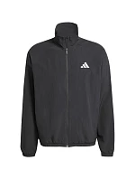 Pánska bunda adidas Essential Small Logo Windbreaker, čierna, JM1772 Pánska bunda adidas Essential Small Logo Windbreaker, čierna, JM1772