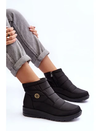 Dámske zateplené snežnice Black Helis