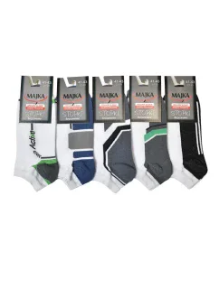 PÁNSKE VZOROVANÉ PONOŽKY SADA 5 PÁROV