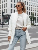 Dámska prešívaná bunda ARANA ecru FashionStreet TY3616 Dámska prešívaná bunda ARANA ecru FashionStreet TY3616