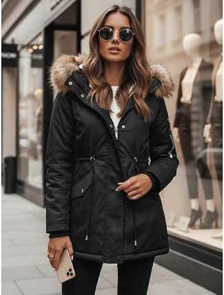 Dámska zimná bunda VIXEN black FashionStreet TY3874 Dámska zimná bunda VIXEN black FashionStreet TY3874