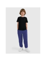 Chlapčenské jednofarebné tričko 4F 4FJRMM00TTSHM3254-20S