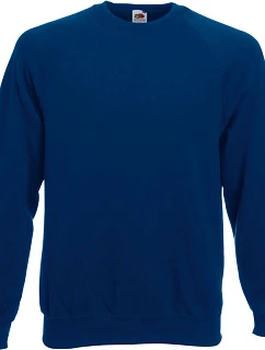 Fruit of the Loom Classic Raglan Sweat – mikina s raglánovými rukávmi 16.2216, tmavomodrá