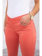 Dámske nohavice 2628-1 apricot - Kesi