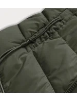 Zimná bunda s kapucňou khaki (ty045-29)