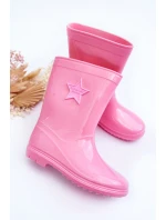 Dziecięce Gumowe Kalosze Różowe Malvi