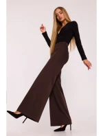 M875 Široké nohavice - hnedé M875 Široké nohavice - hnedé