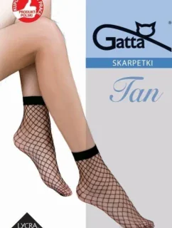 Dámske ponožky kabaretky TAN - 02