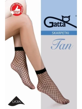 Dámske ponožky kabaretky TAN - 02