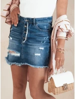 Modrá džínsová sukňa URBAN CHARM FashionStreet CY0456