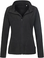 Stedman Classic Fleece Jacket Women Dámska fleecová bunda 05.5100 čierna opálová Stedman Classic Fleece Jacket Women Dámska fleecová bunda 05.5100 čierna opálová