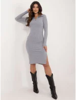 Šaty RV SK 9956.45 sivé