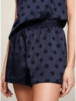 Dámska pyžamová súprava v darčekovom balení GIFT PYJ CAMI SET & SLIPPERS UW0UW04855 DW5 tm. modrá - Tommy Hilfiger