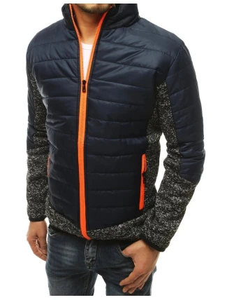 FashionStreet pánska tmavomodrá prechodná bunda TX3783z FashionStreet pánska tmavomodrá prechodná bunda TX3783z
