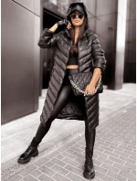 Dámska prešívaná bunda SPECTRUMS black FashionStreet TY3887z Dámska prešívaná bunda SPECTRUMS black FashionStreet TY3887z
