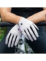 Rockbros MTB cyklistické rukavice veľkosť: L - bielo-čierne Rockbros MTB cyklistické rukavice veľkosť: L - bielo-čierne