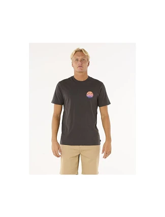 Tričko RIP CURL Wettie Passage Icon Tee, čierne