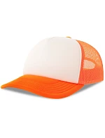 Atlantis Headwear Kid Rapper-S 5-panelová truckerová čiapka 33.0295 biela/oranžová fluo Atlantis Headwear Kid Rapper-S 5-panelová truckerová čiapka 33.0295 biela/oranžová fluo