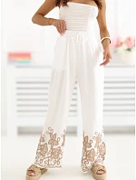 CS SP nohavice YH78122.01 ecru CS SP nohavice YH78122.01 ecru