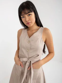 Dámske šaty LK SK 508253 šaty.44P béžová - FPrice