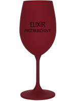ELIXÍR PROTIBLBEČKOVÝ - bordo sklenice na víno 350 ml
