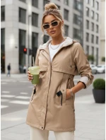 Dámska prechodná bunda parka MEROY béžová FashionStreet TY4288